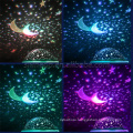 Colorful Led Star Moon Projector Children Bedroom Night light Projection Lamp